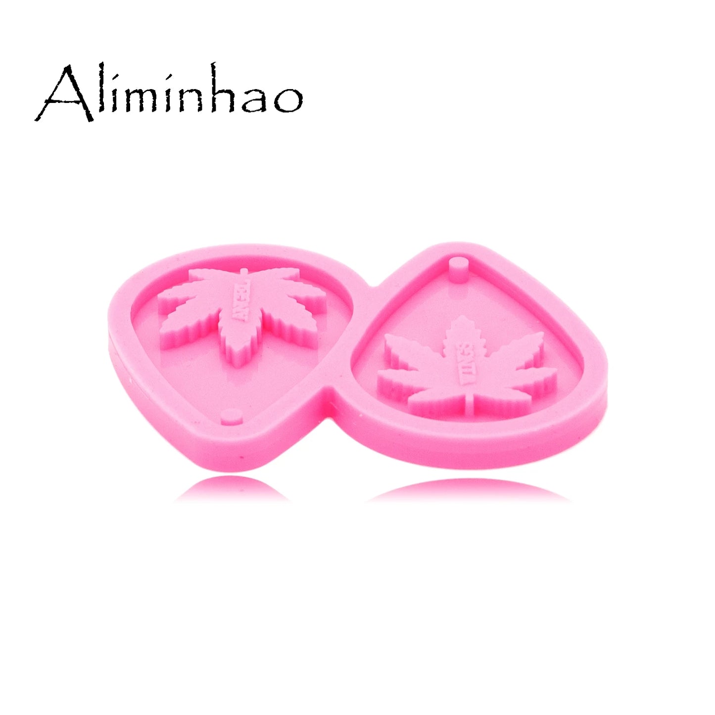 Pot leaf, Hemp earing mold. Make edible gummy earing's