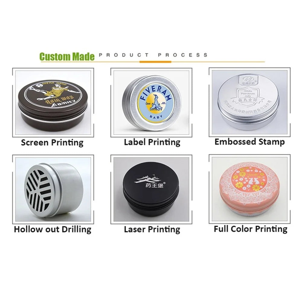 Aluminum product Tins, Laser engrave, Mark, Cut, Stamp