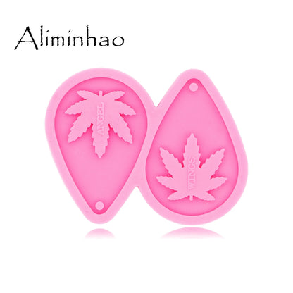 Pot leaf, Hemp earing mold.  Make edible gummy earing's